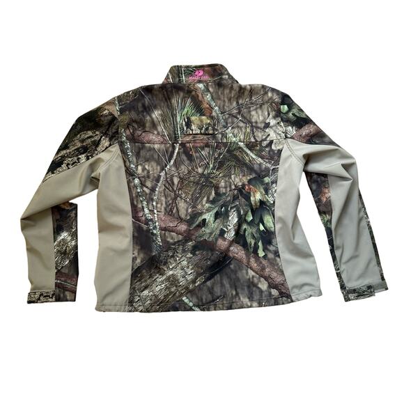 Mossy Oak Camo Jacket Pink Girls Size XL 16/18 Hunting Jacket - Picture 4 of 5
